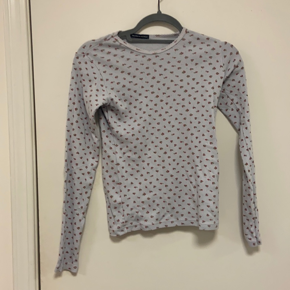 Brandy Melville Floral Long Sleeve